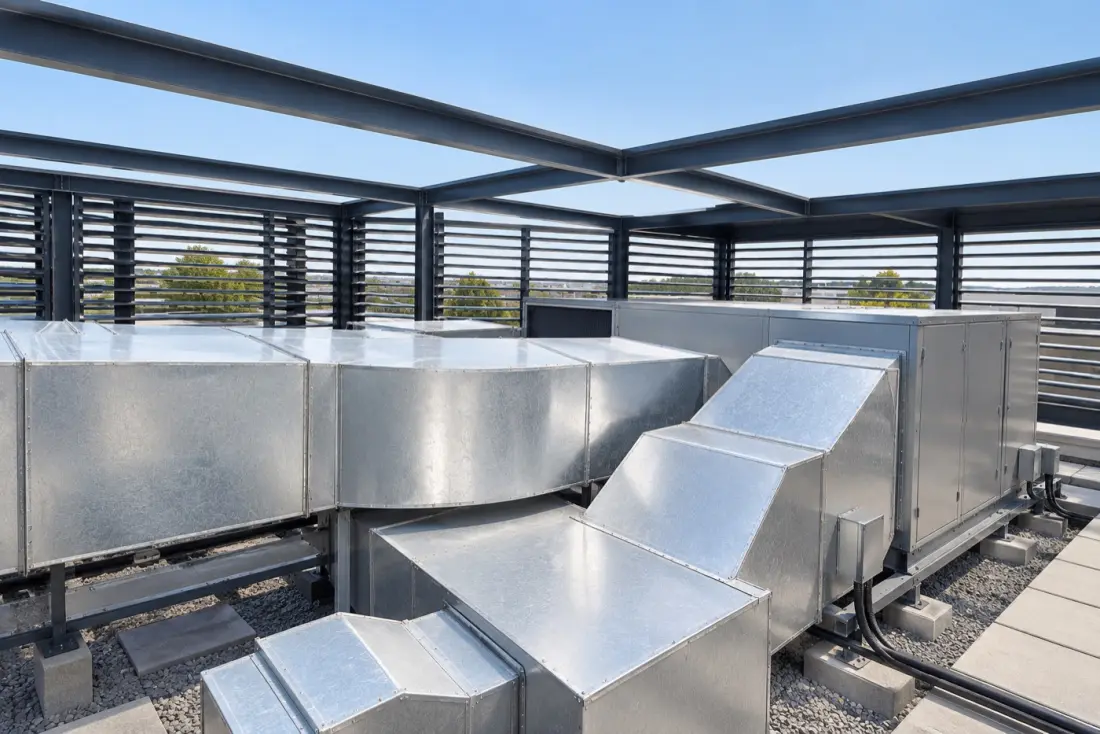 Rooftop ductwork