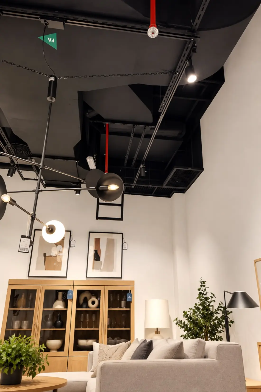 Showroom ceiling