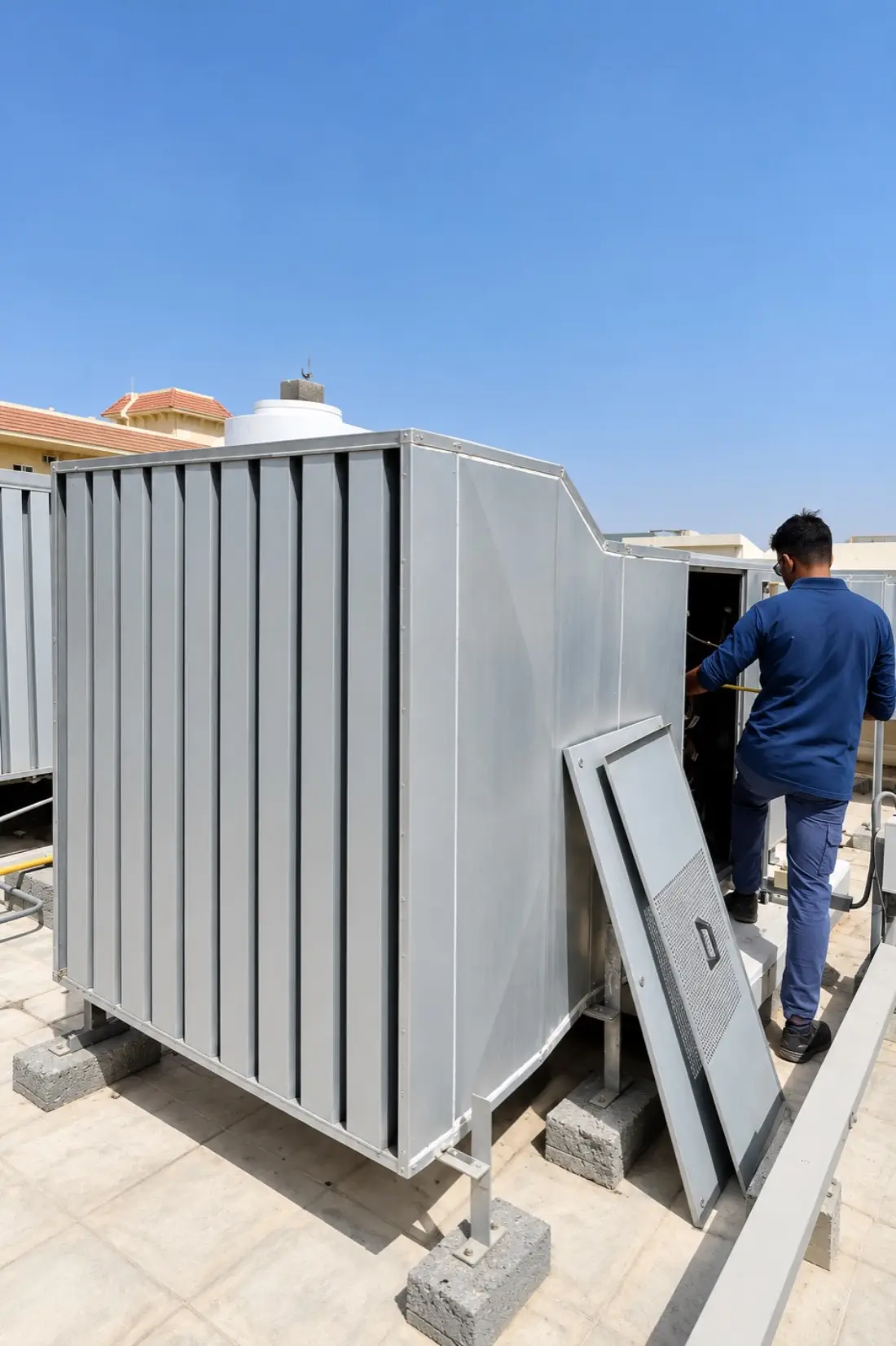 Rooftop supply ducts